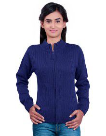 Girls Sweater Long Stripes Blue Colour